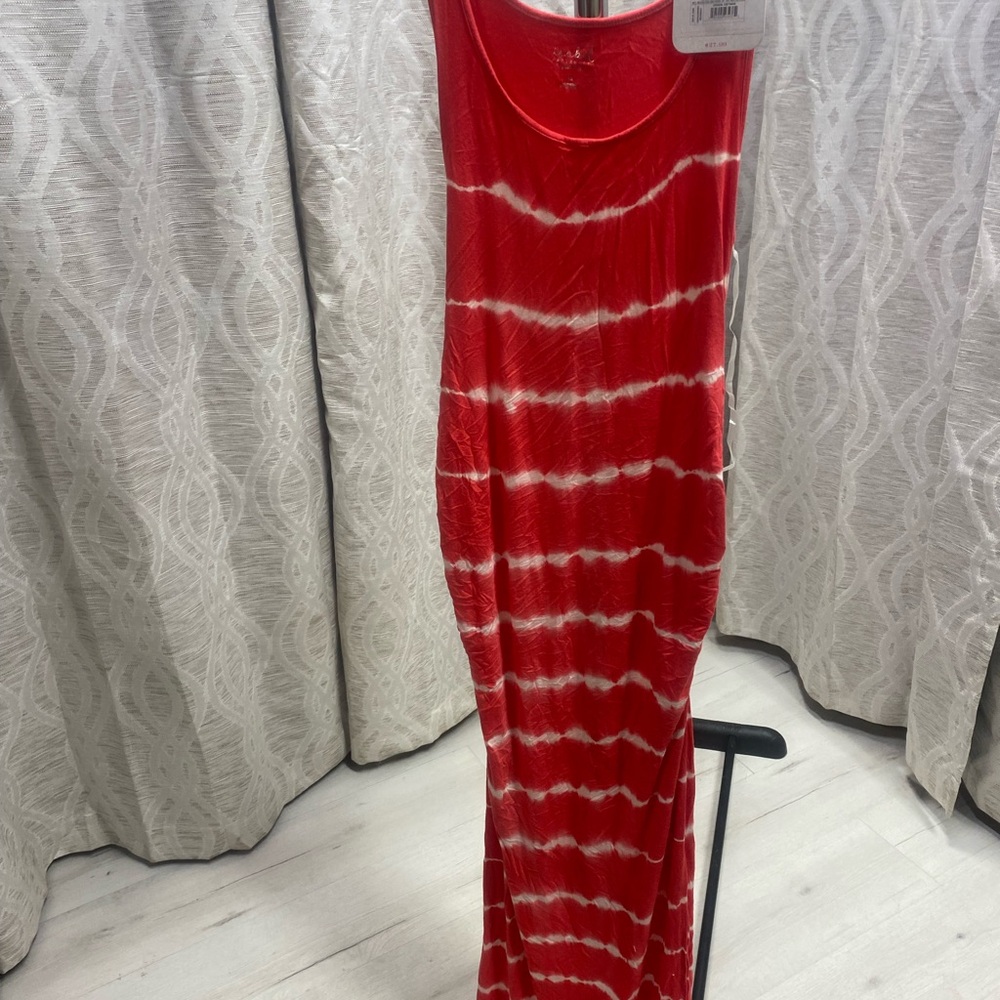 Isabel Maternity by Ingrid & Isabel Red and White Maxi Dress